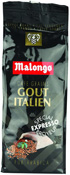 MALONGO Gout Italien, кофе в зёрнах (250 г)